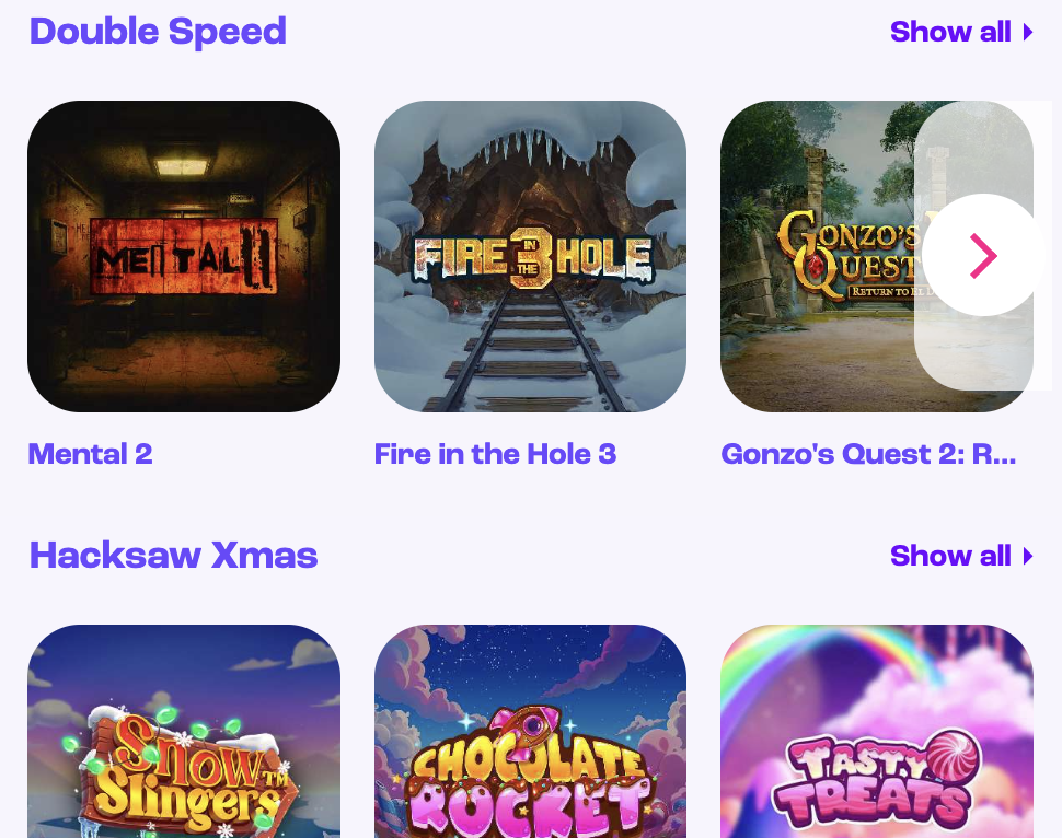 Spinz Mobile Interface